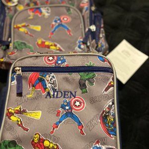 kids surer hero backpack and lunch box